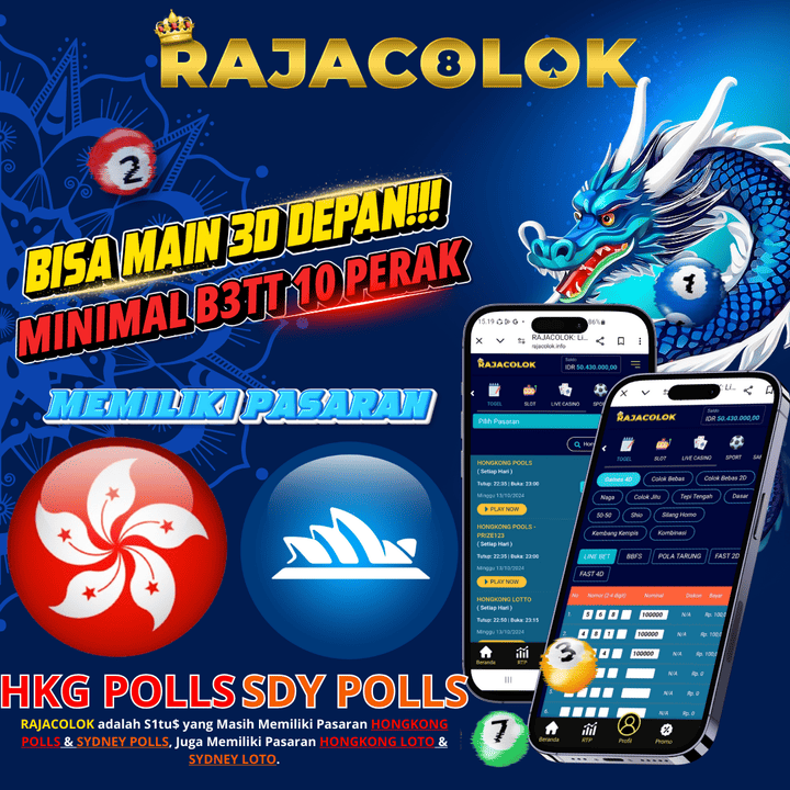 RAJACOLOK: Link Bandar Togel Resmi Dan Situs Toto Online 3D Depan Terpercaya